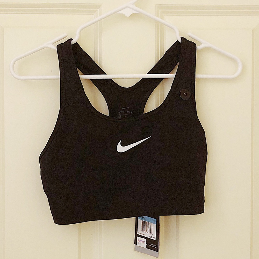 • NWT • Black Nike Dri-Fit Sports Bra